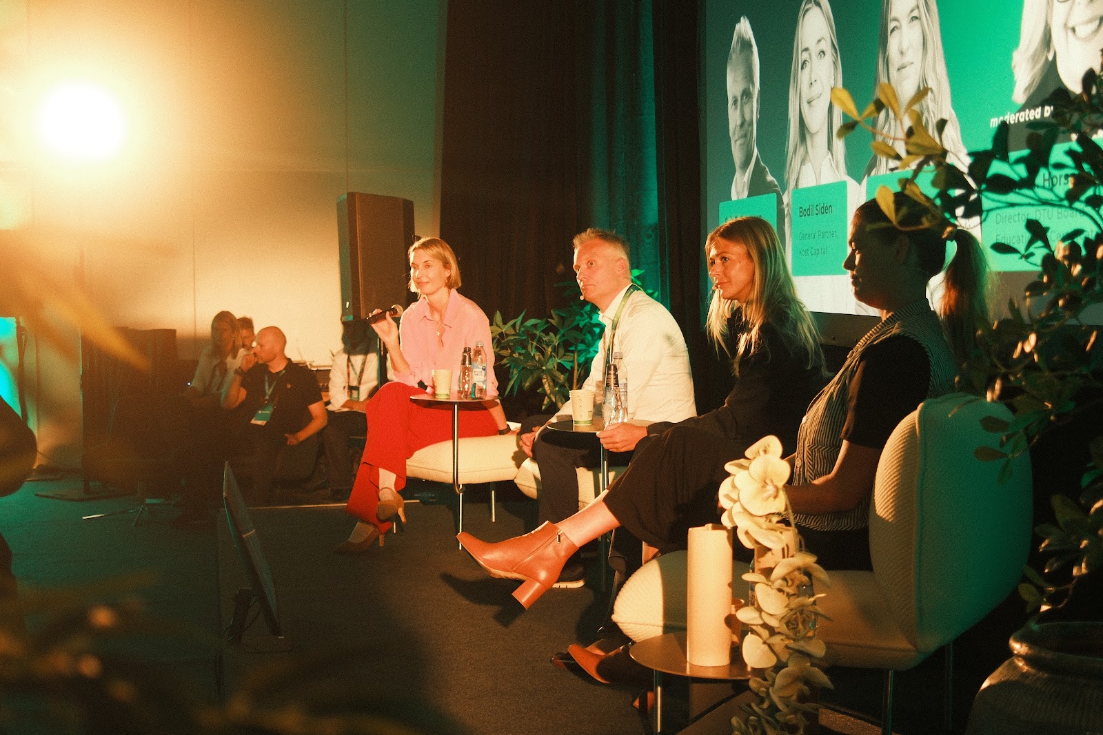 Panel discussion on stage at Board Summit 2026