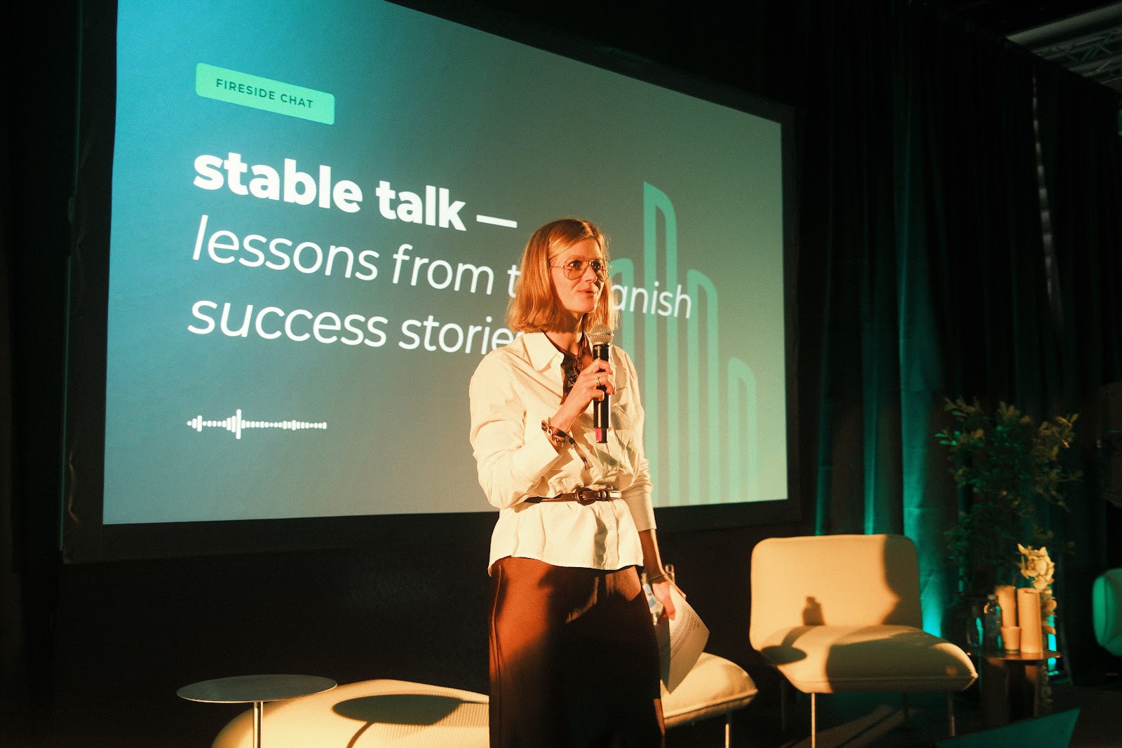 Presentation on stage at Board Summit 2026
